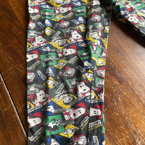 Vintage peanuts snoopy leggings juniors size large - Picture 2 of 7